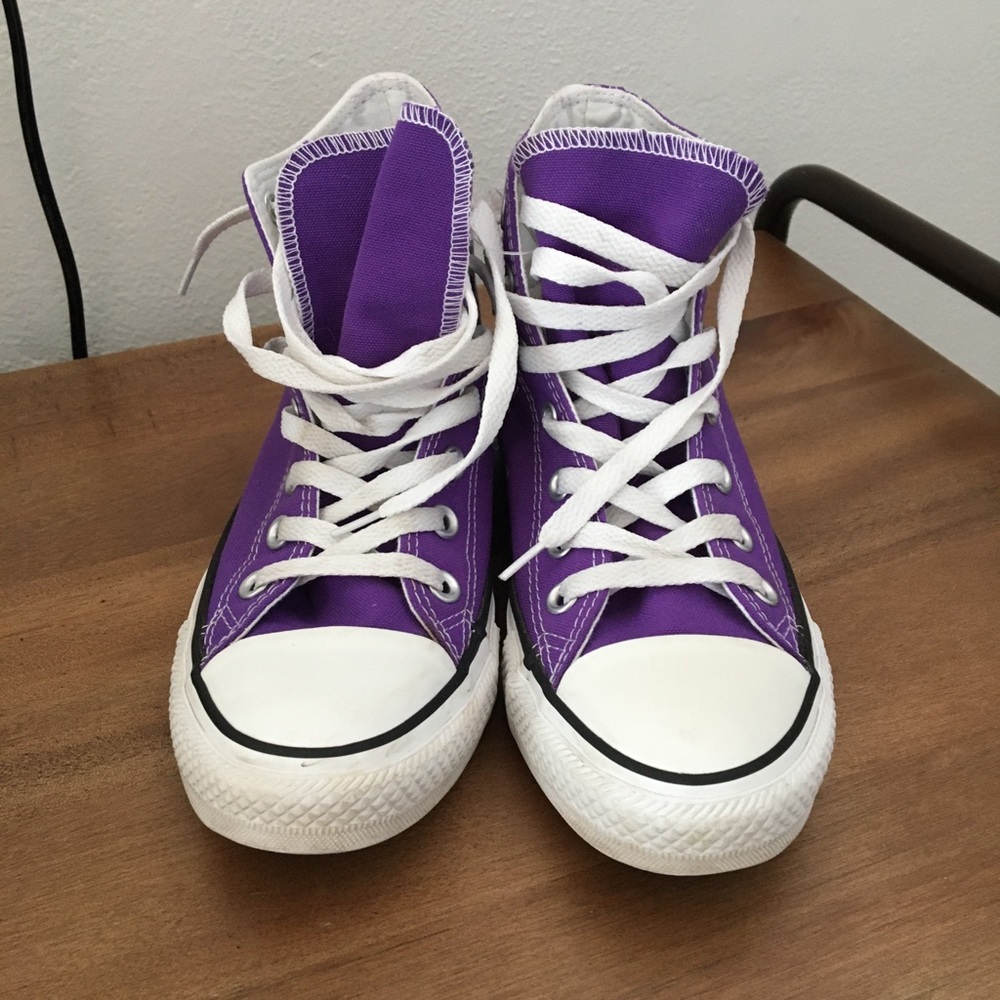 Purple converse